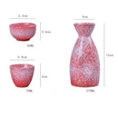 Keramik Sake Set Mukaishima (2 Modelle)