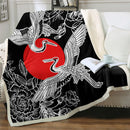 Kranich Decke Suzuka (3 Größen)