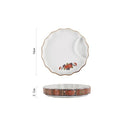 Teller mit Saucenschale Nyū (4 Farben und 4 Größen)