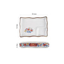 Teller mit Saucenschale Nyū (4 Farben und 4 Größen)