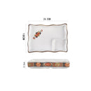 Teller mit Saucenschale Nyū (4 Farben und 4 Größen)