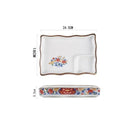 Teller mit Saucenschale Nyū (4 Farben und 4 Größen)