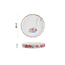 Teller mit Saucenschale Nyū (4 Farben und 4 Größen)