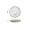 Teller mit Saucenschale Nyū (4 Farben und 4 Größen)