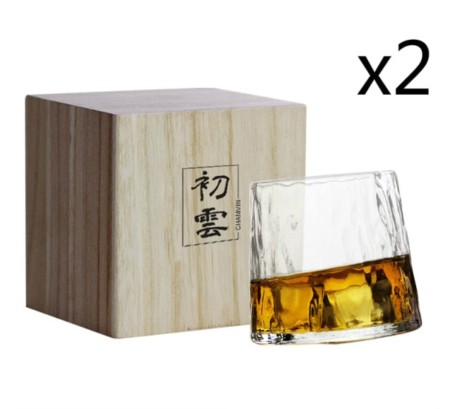 Rotierender Whiskyglas Sugamo