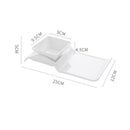 Teller mit Saucenschale Tomuraushi (2 Größen)