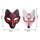 Kabuki Fuchs Masken Miyazaki (2 Farben)