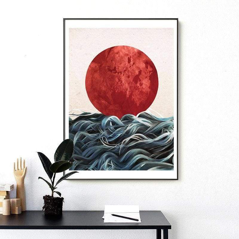 Sunrise Picture katsuobushi - Canvas Picture