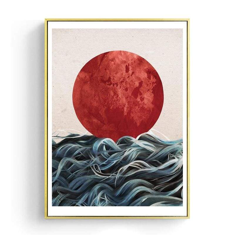 Sunrise Picture katsuobushi - Canvas Picture