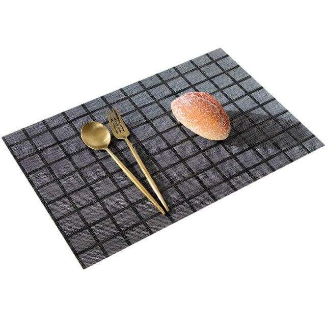 Table Mat Masako - Black / 2pcs-pack - Mats