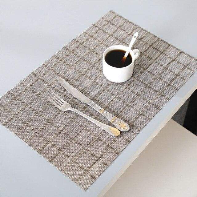 Table Mat Masako - Light Coffee / 2pcs-pack - Mats