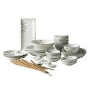 Tableware for six people Kaede - a