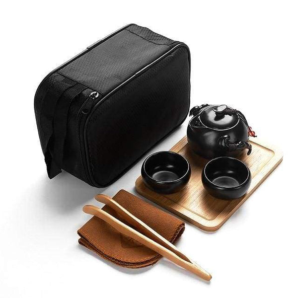 Travel Tea Set Miyakejima - 2 cup with accessory 2 - Tea