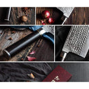 Usuba Damascus Knife Kenji - Knives