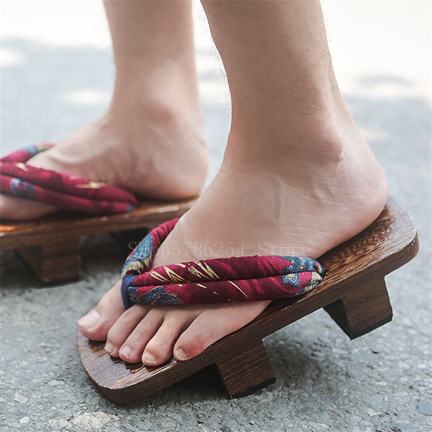 Herren Geta Sandalen Noguchi aus Paulownia-Holz – Bild 14