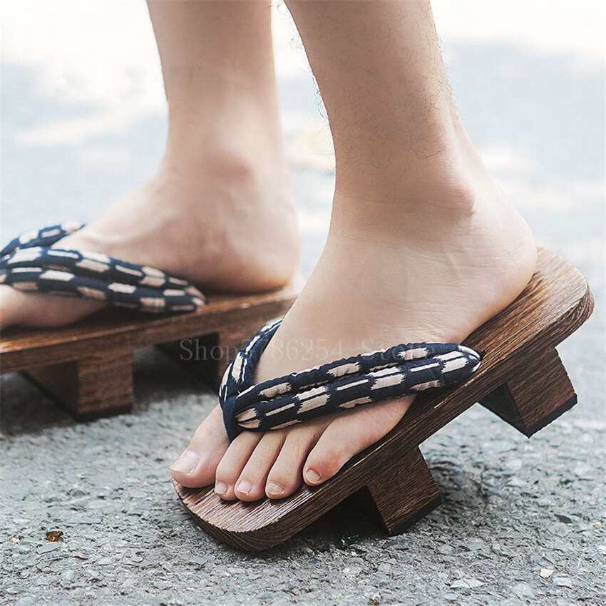 Herren Geta Sandalen Noguchi aus Paulownia-Holz – Bild 15