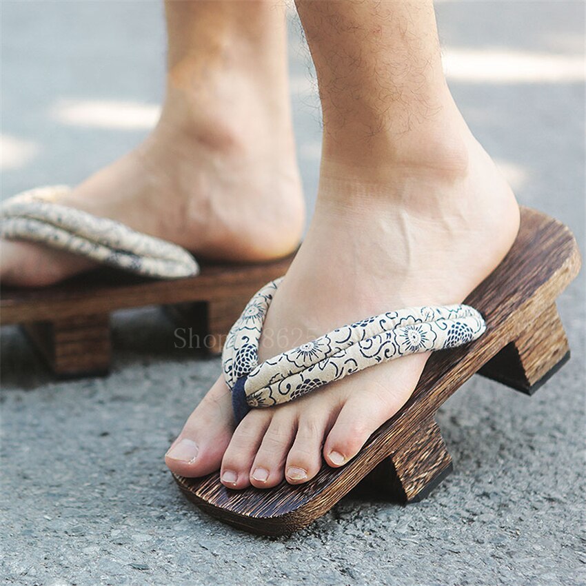 Herren Geta Sandalen Noguchi aus Paulownia-Holz – Bild 9