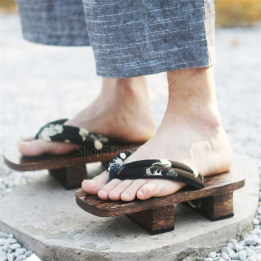 Herren Geta Sandalen Noguchi aus Paulownia-Holz – Bild 13