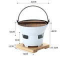 Sukiyaki Topf mit Stövchen Otagiri (2 Farben)