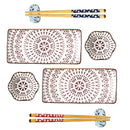 Sushi Geschirr Set Dan (6 Farben)