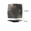 Quadratischer Teller Zaan (4 Größen)