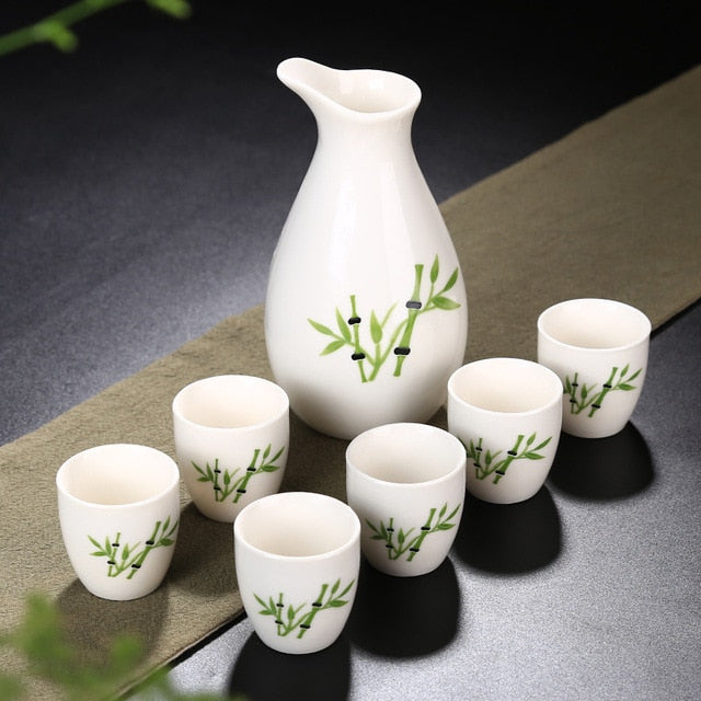 Sake Set Ibigawa (4 Farben)