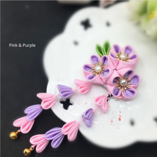 Kanzashi Haarclip Asake (6 Farben)