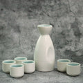 Keramik Sake Set Furukawa (5 Farben)