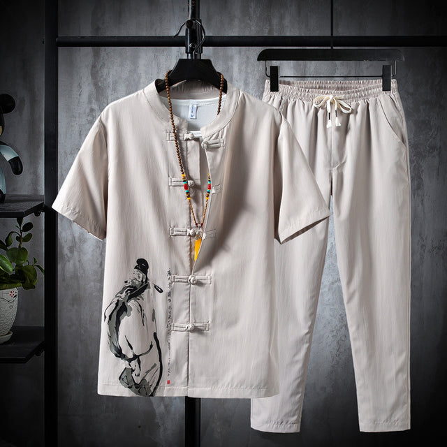 Herren Tang Uniform Set Inao (4 Farben und 7 Größen)