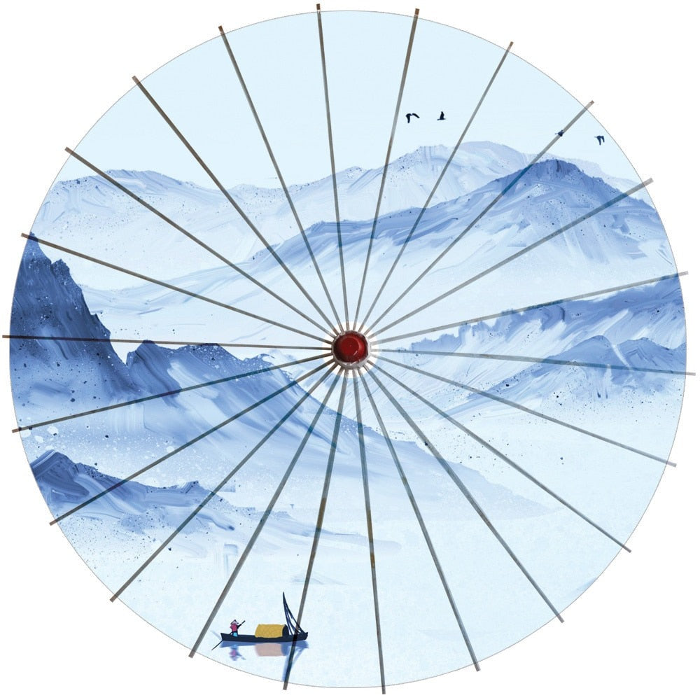 Asiatischer Sonnenschirm Ban (5 Designs)