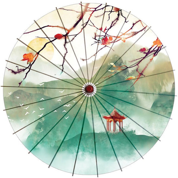 Asiatischer Sonnenschirm Bunya (5 Farben)