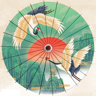 Asiatischer Sonnenschirm Bunya (5 Farben)