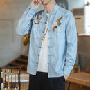 Asiatisches Jeanshemd Nii (3 Farben)